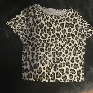 Cute leopard print shirt